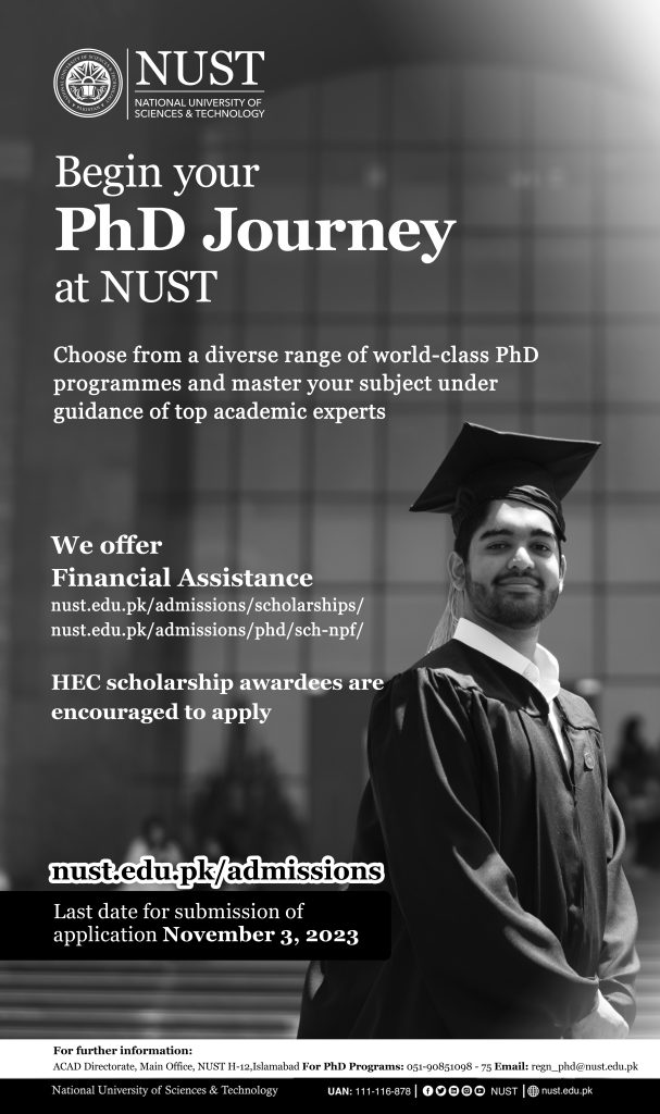 TO APPLY FOR PhD ADMISSIONS SPRING 2024 NUST   1111 607x1024 