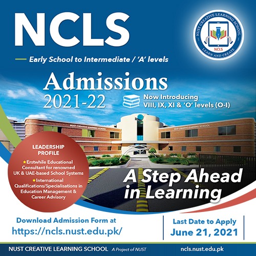 NCLS invites applications for admissions from Daycare/PreSchool to