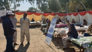 Our team has distributed ration and bedding to 28 families in Basti Hyderabad of Rajanpur, Punjab as part of NUST #FloodRelief Campaign. 