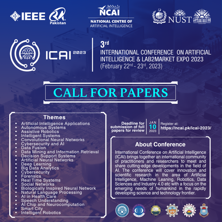 Deadline Extended Call for Papers for 3rd International Conference on