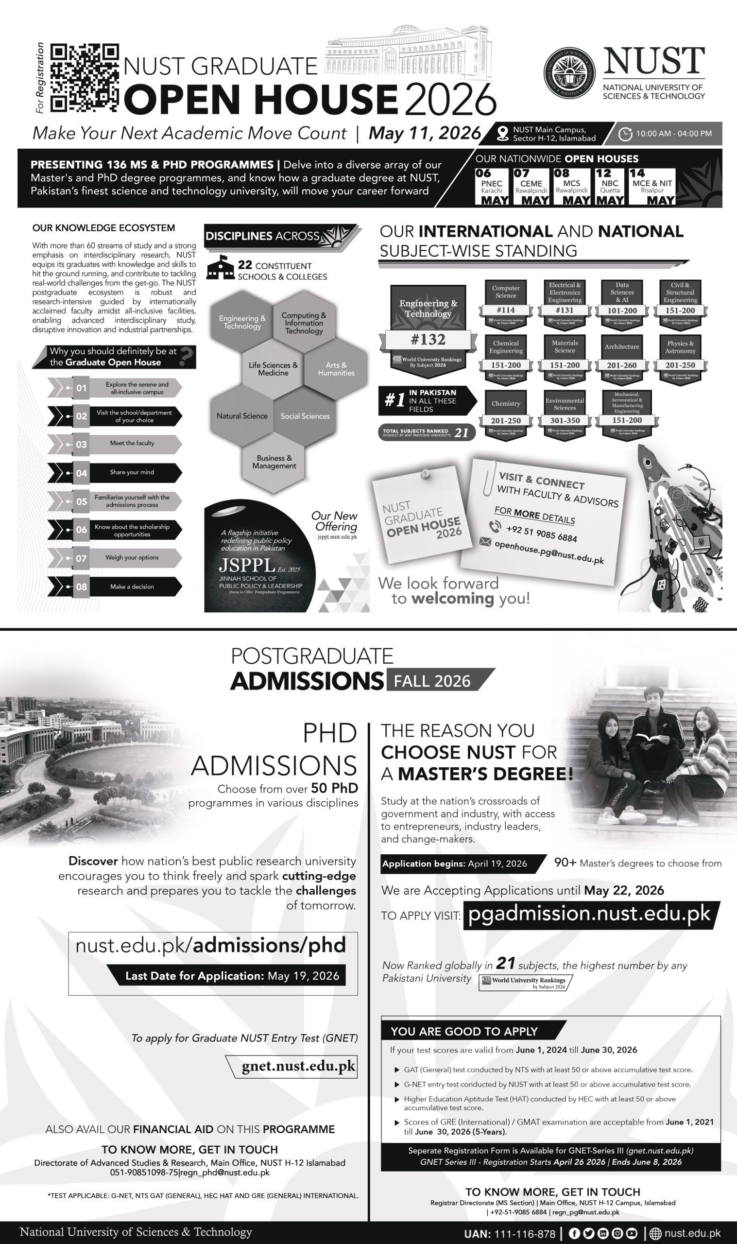 Nust Cpnet NUST Open House 2026 | NUST