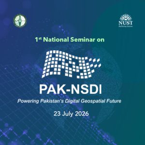 NUST CIPS hosts the 1st National Seminar on PAK-NSDI, organized by the NSDI Directorate, Survey of Pakistan